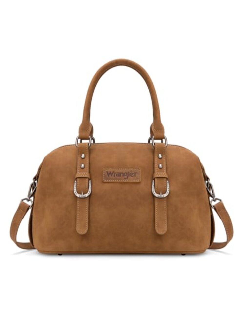 Montana West Doctor Bag Top Handle Satchel Suede Crossbody Barrel Handbag